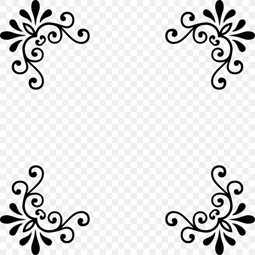 Borders And Frames Picture Frames Decorative Arts Clip Art, PNG, 2278x2278px, Borders And Frames, Antique, Artwork, Black, Black And White Download Free