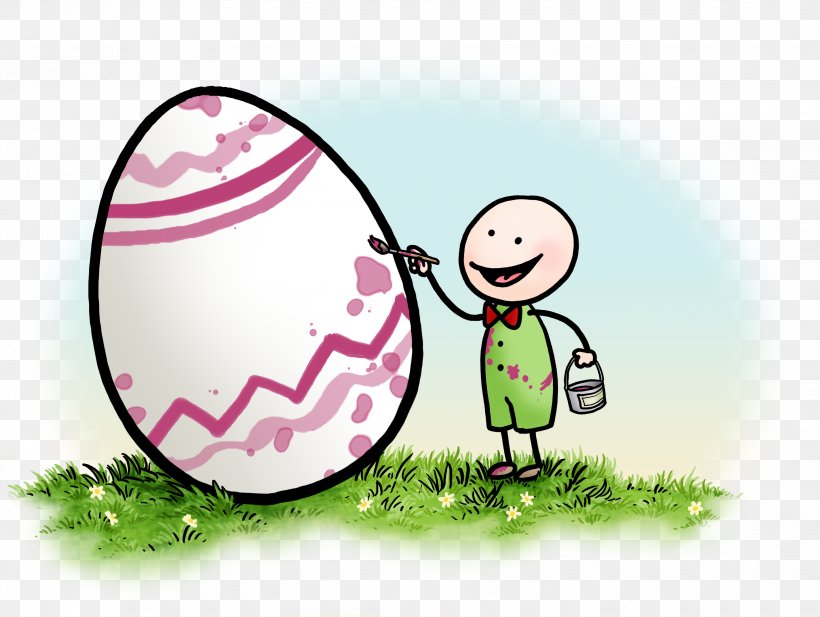 Cartoon Emotion Easter Egg Smile, PNG, 3295x2480px, Cartoon, Animal, Behavior, Child, Easter Download Free
