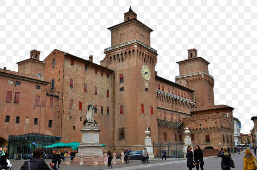Castello Estense Ferrara Cathedral Castle House Of Este, PNG, 820x543px, Castello Estense, Building, Castle, City, Emiliaromagna Download Free