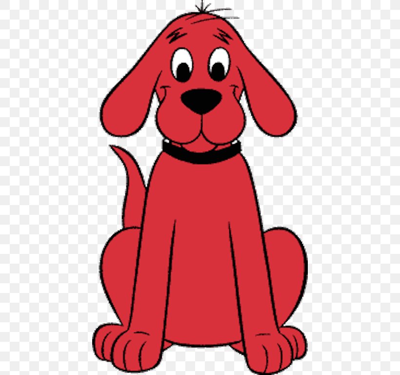 Clifford The Big Red Dog Puppy Labrador Retriever Clip Art Vizsla, PNG, 442x768px, Watercolor, Cartoon, Flower, Frame, Heart Download Free