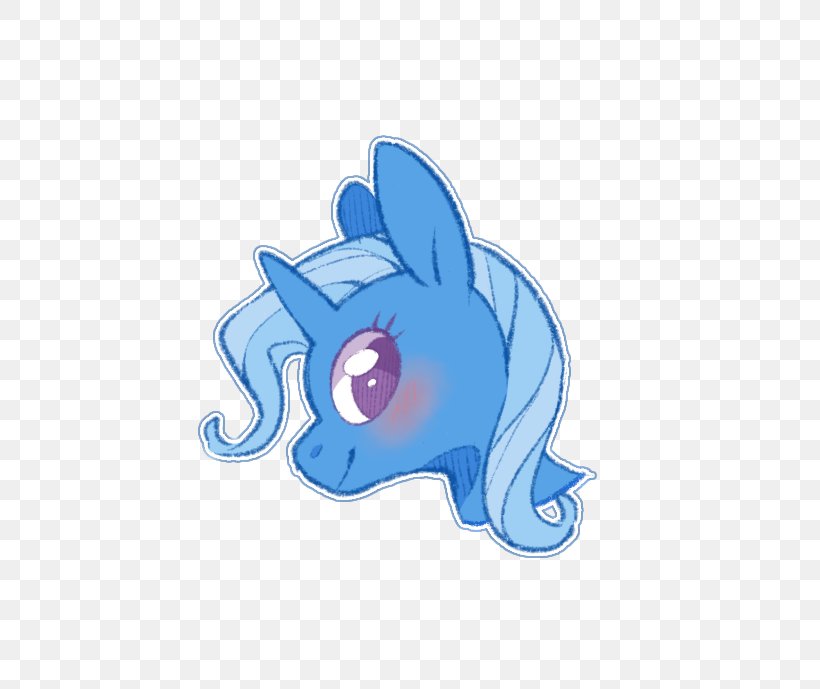 Clip Art Horse Illustration Fish Product, PNG, 689x689px, Horse, Blue, Cartoon, Electric Blue, Fictional Character Download Free