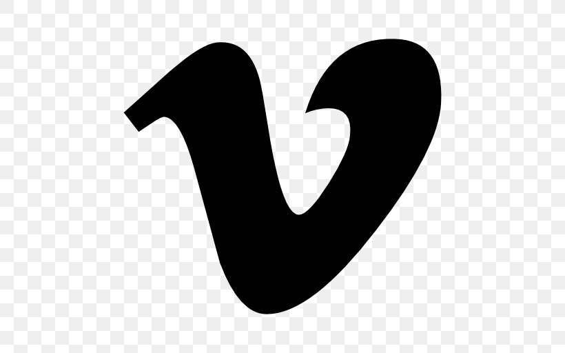 Vimeo Logo, PNG, 512x512px, Logo, Beak, Black, Black And White, Cdr Download Free