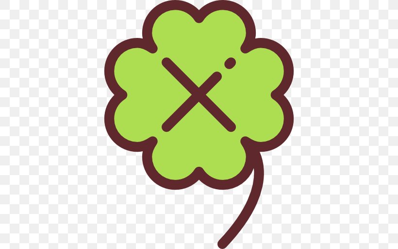 Four-leaf Clover Shamrock Saint Patrick's Day Vector Graphics, PNG, 512x512px, Watercolor, Cartoon, Flower, Frame, Heart Download Free