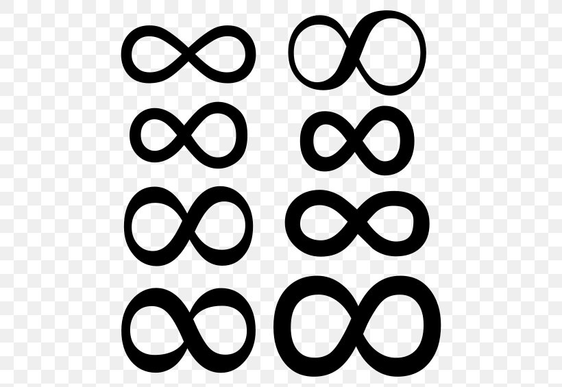 Infinity Symbol Mathematics Number Two Things Are Infinite: The Universe And Human Stupidity; And I'm Not Sure About The Universe., PNG, 500x565px, Infinity, Area, Auto Part, Black And White, Georg Cantor Download Free