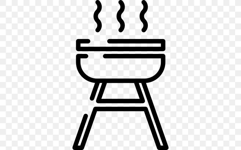 Food Barbecue Clip Art, PNG, 512x512px, Food, Area, Barbecue, Black And White, Chair Download Free