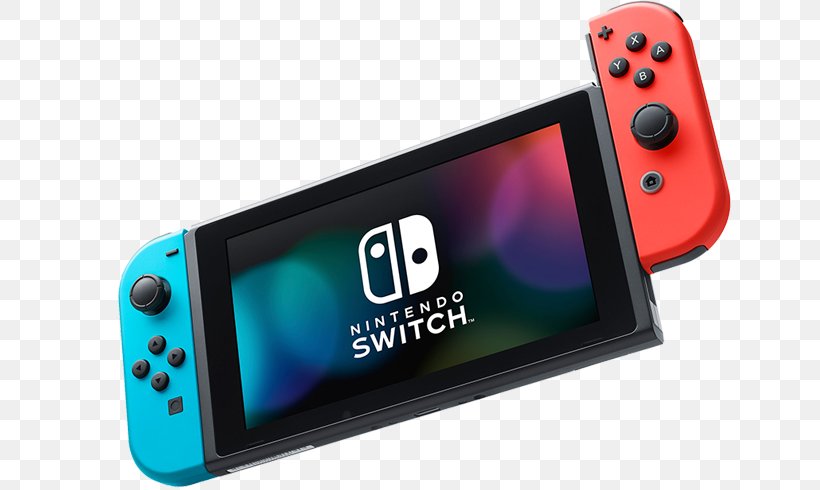 Nintendo Switch Pokémon Red And Blue Super Mario Odyssey Video Game Consoles, PNG, 757x490px, Nintendo Switch, Blue, Electronic Device, Electronics, Electronics Accessory Download Free