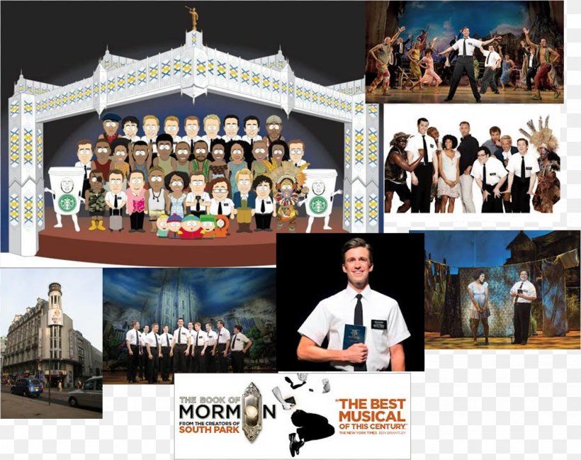 The Book Of Mormon Theatre World 2010-2011 Mormons, PNG, 1422x1127px, Book Of Mormon, Book, Collage, Mormons, Recreation Download Free