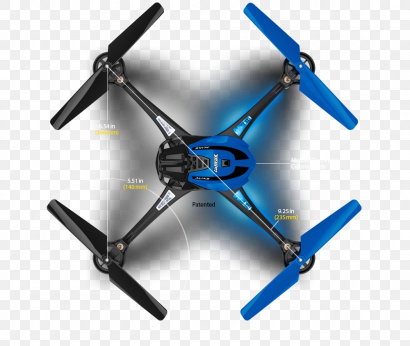 Helicopter Rotor Quadcopter Traxxas La Trax Alias Quad-Rotor, PNG, 1000x844px, Helicopter Rotor, Aircraft, Blue, Brushless Dc Electric Motor, Hardware Download Free