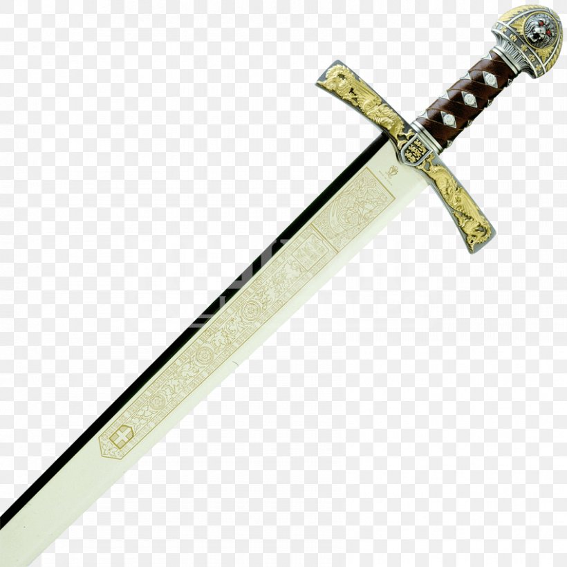 King Arthur Knightly Sword Middle Ages Excalibur, PNG, 850x850px, King Arthur, Baskethilted Sword, Classification Of Swords, Cold Weapon, Dagger Download Free