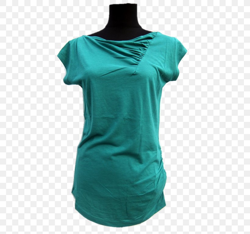 Sleeve T-shirt Shoulder Blouse, PNG, 576x768px, Sleeve, Active Shirt, Aqua, Blouse, Clothing Download Free