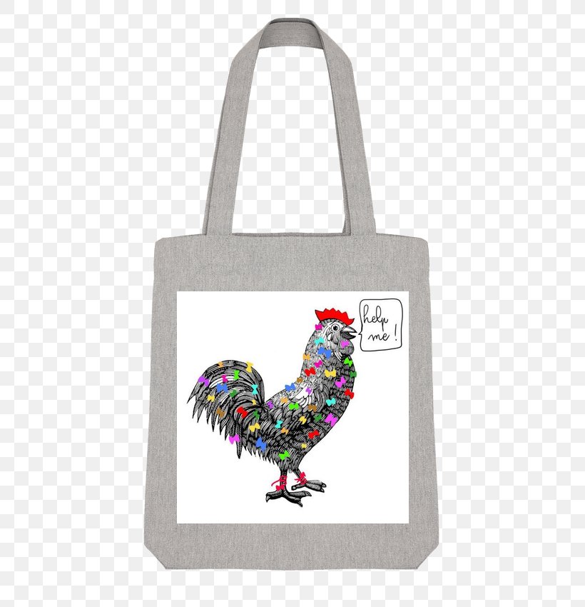 Tote Bag T-shirt Sleeve Collar, PNG, 690x850px, Tote Bag, Bag, Bird, Bluza, Chicken Download Free