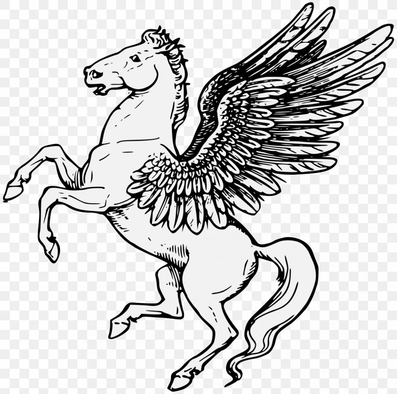 Pegasus Image Heraldry Drawing Unicorn, PNG, 1238x1227px, Pegasus, Animal Figure, Art, Artist, Blackandwhite Download Free