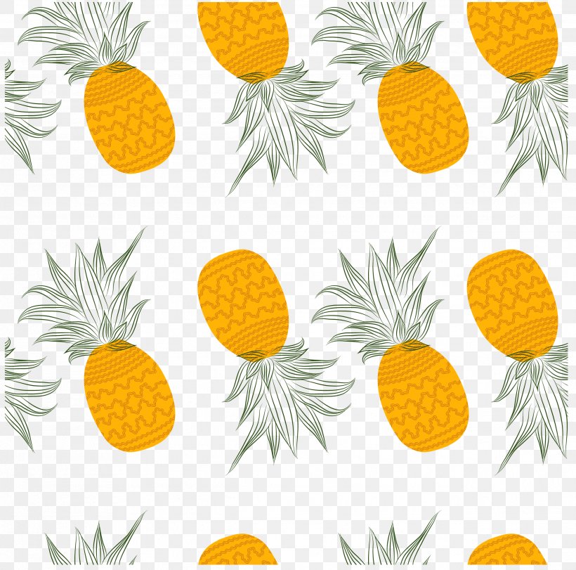 Pineapple Juice Slice Fruit, PNG, 2538x2513px, Pineapple, Ananas, Bromeliaceae, Flat Design, Floral Design Download Free