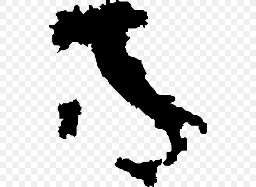 Regions Of Italy Map Royalty-free, PNG, 600x600px, Regions Of Italy, Black, Black And White, Blank Map, Horse Like Mammal Download Free