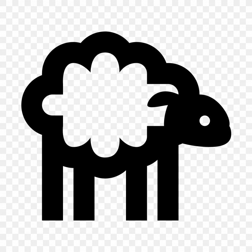 Sheep Clip Art, PNG, 1600x1600px, Sheep, Black And White, Computer Font, Logo, Monochrome Photography Download Free