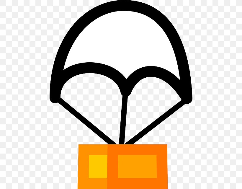 Clip Art Openclipart Parachute Parachuting, PNG, 484x640px, Parachute, Area, Artwork, Black And White, Drawing Download Free