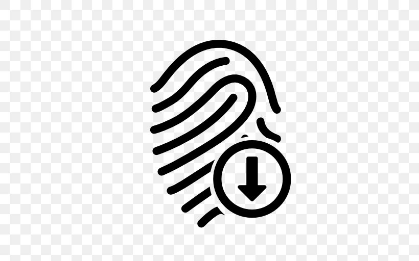 Trademark Brand Symbol, PNG, 512x512px, Computer Security, Black And White, Brand, Computer Software, Fingerprint Download Free