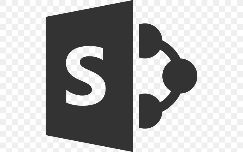 SharePoint Microsoft Office Download IOS, PNG, 512x512px, Sharepoint, Black And White, Brand, Computer Font, Content Management Download Free