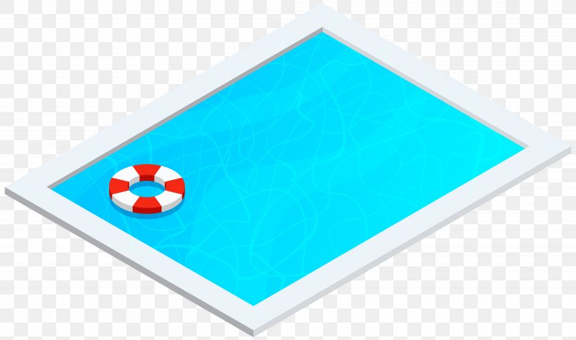 Swimming Pool Clip Art, PNG, 4000x2367px, Swimming Pool, Blue, Cartoon, Free Content, Rectangle Download Free