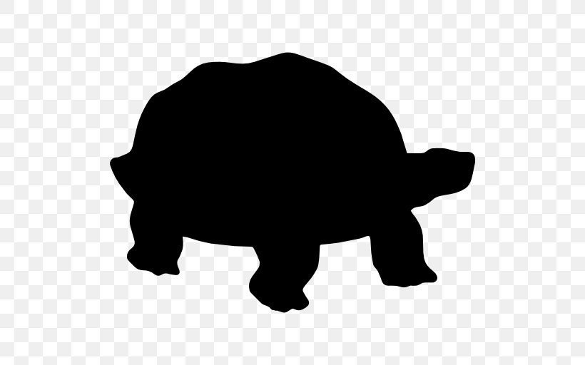 Turtle Reptile Silhouette Tortoise, PNG, 512x512px, Turtle, Animal, Animal Figure, Bear, Black Download Free