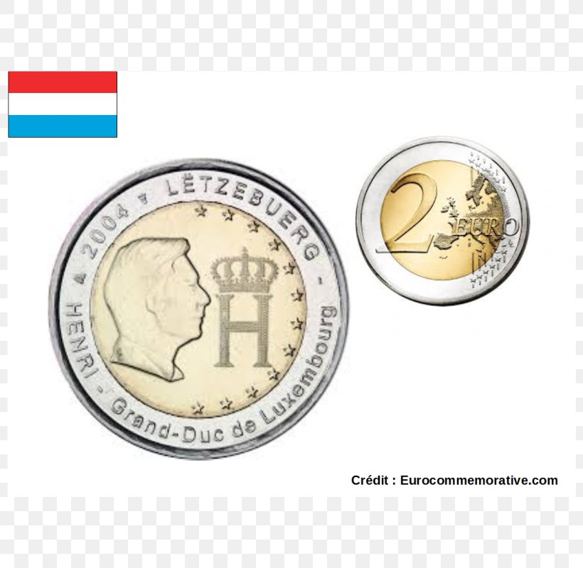 2 Euro Commemorative Coins Luxembourg 2 Euro Coin, PNG, 800x800px, 2 Euro Coin, 2 Euro Commemorative Coins, Coin, Cash, Commemorative Coin Download Free
