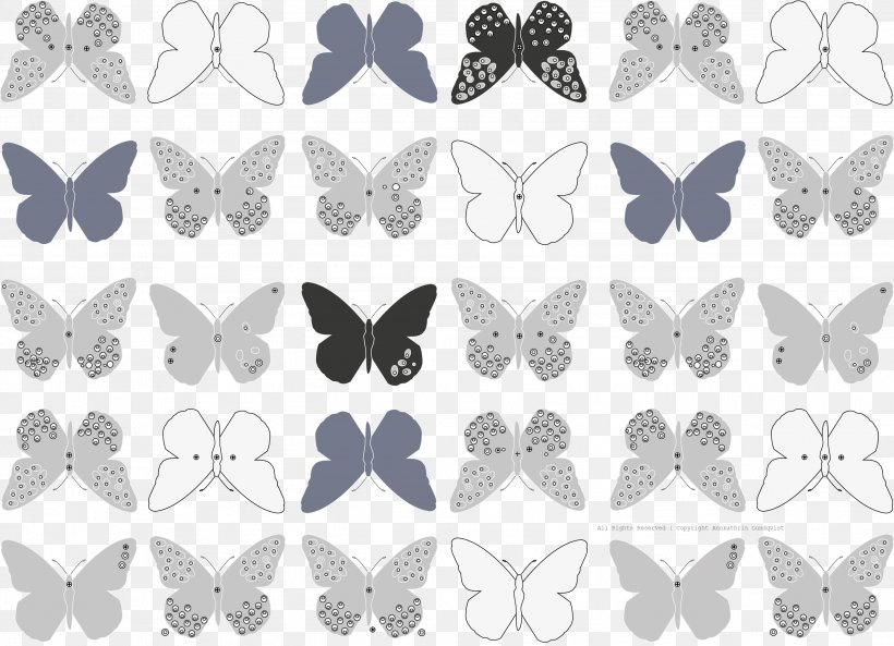 Butterfly Printing Coloring Book, PNG, 2803x2028px, Butterfly, Adult, Black And White, Book, Color Download Free