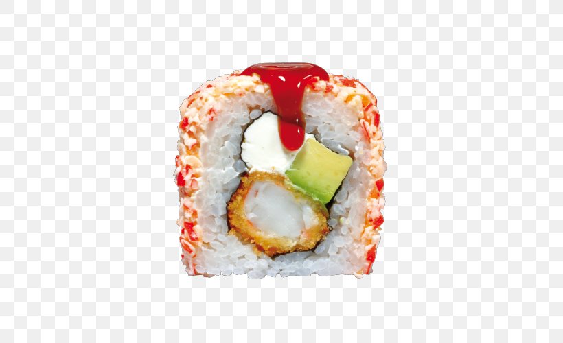 California Roll Makizushi Sashimi Tempura Sushi, PNG, 500x500px, California Roll, Asian Food, Avocado, Chipotle, Comfort Food Download Free