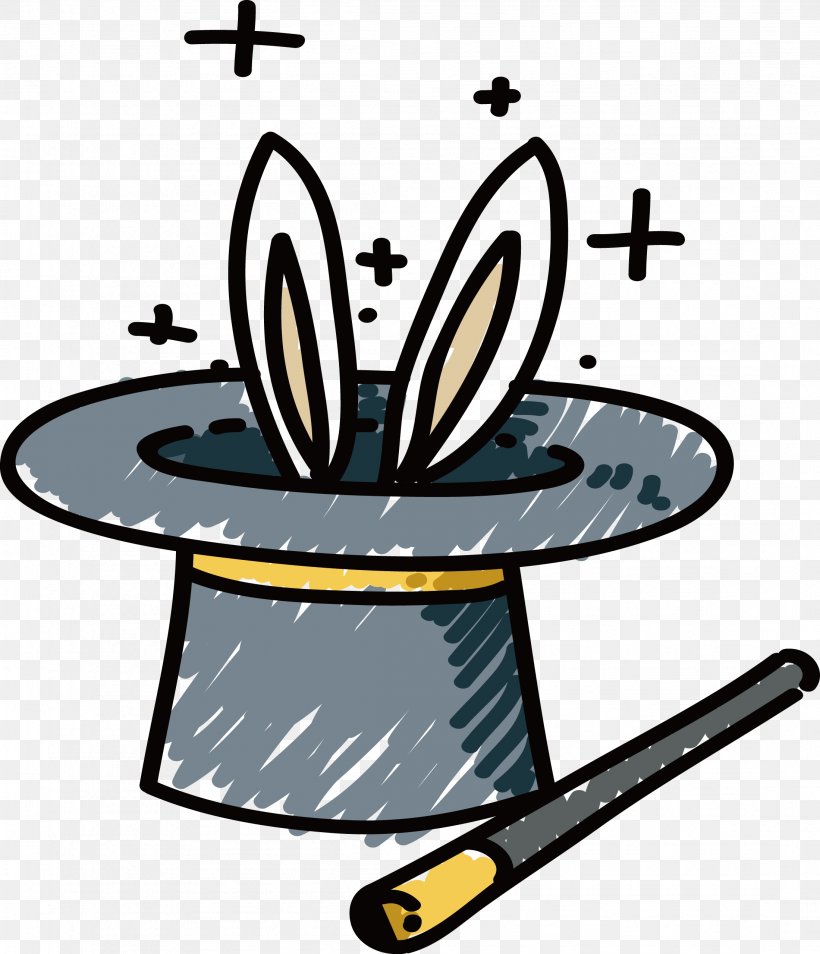 Hat Magic Rabbit Cartoon, PNG, 2199x2559px, Hat, Animation, Cartoon, Illusionist, Magic Download Free