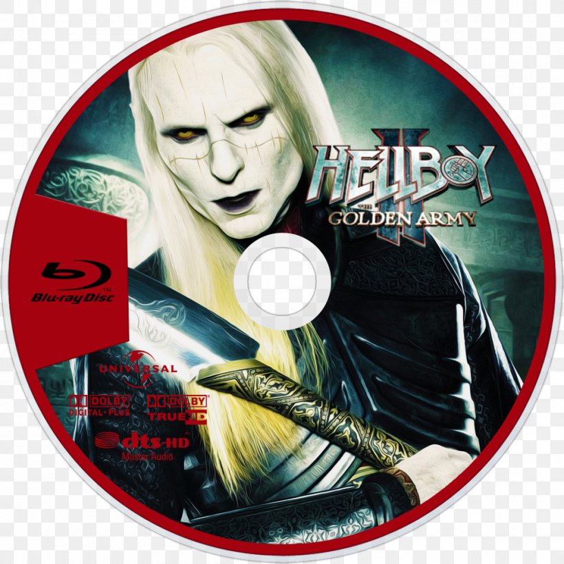 Hellboy II: The Golden Army Prince Nuada Luke Goss Jared Nomak, PNG, 1000x1000px, 2008, Hellboy Ii The Golden Army, Album Cover, Blade Ii, Compact Disc Download Free