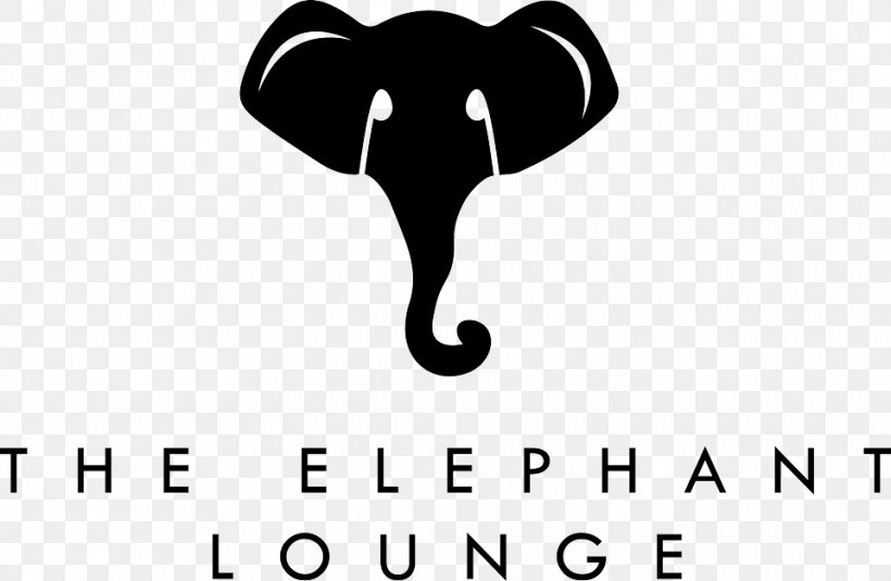 Indian Elephant African Elephant Logo Cat Brand, PNG, 960x627px, Indian Elephant, African Elephant, Black And White, Brand, Cat Download Free