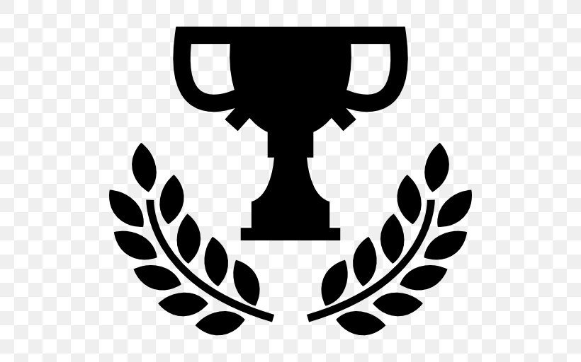Trophy Sport Award, PNG, 512x512px, Trophy, American Football, Award, Black, Black And White Download Free