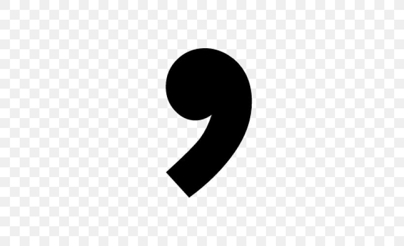 Comma Eats, Shoots & Leaves: The Zero Tolerance Approach To Punctuation Full Stop Clip Art, PNG, 500x500px, Comma, Apostrophe, Black, Black And White, Brand Download Free