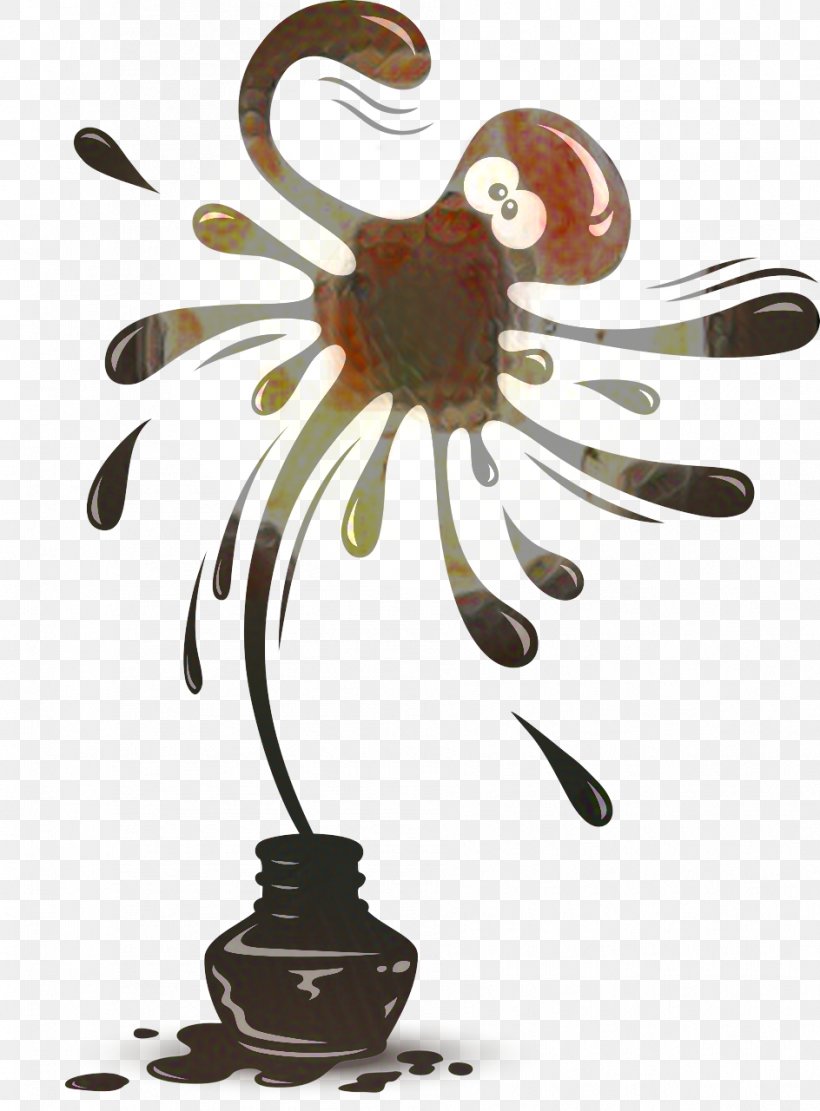 Flower Silhouette, PNG, 944x1280px, Octopus, Cephalopod Ink, Coneflower, Drawing, Flower Download Free