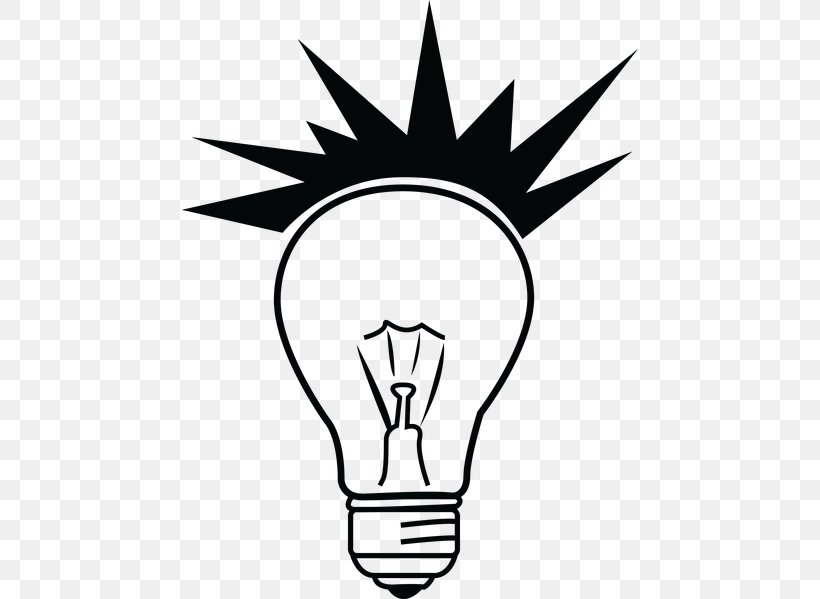 Incandescent Light Bulb Lamp Silhouette Clip Art, PNG, 456x599px, Light, Artwork, Black, Black And White, Compact Fluorescent Lamp Download Free