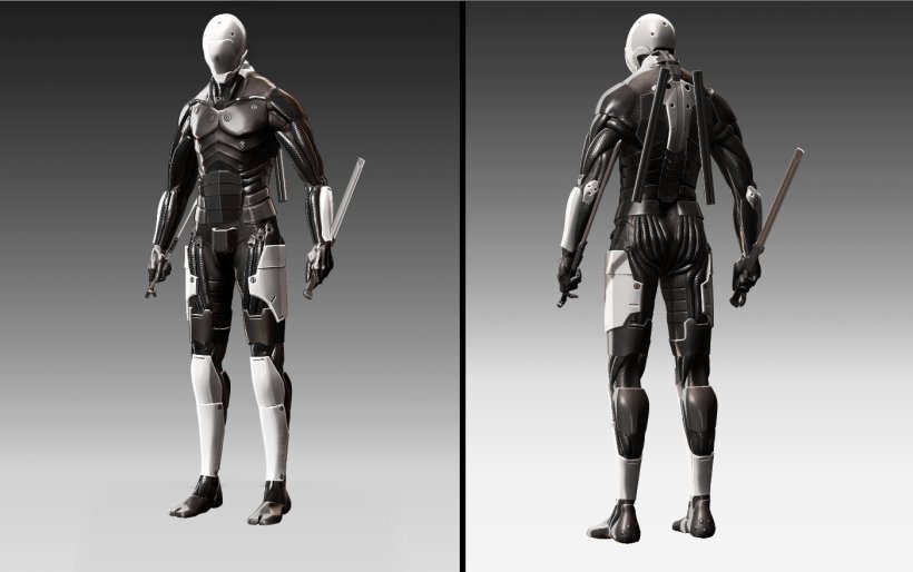 Cyborg Concept Art, PNG, 1402x880px, 3d Modeling, Cyborg, Armour, Art, Black And White Download Free