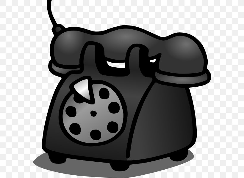 Telephone Mobile Phones Rotary Dial Clip Art, PNG, 600x600px, Telephone, Black, Black And White, Carnivoran, Email Download Free
