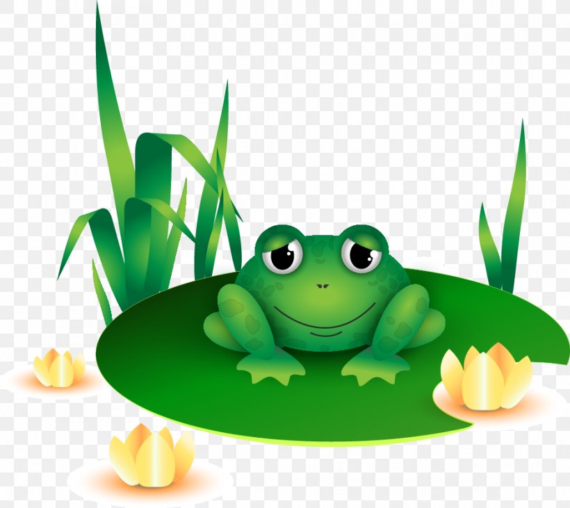 True Frog Tree Frog Toad, PNG, 933x832px, Frog, Amphibian, Fictional Character, Grass, Gratis Download Free