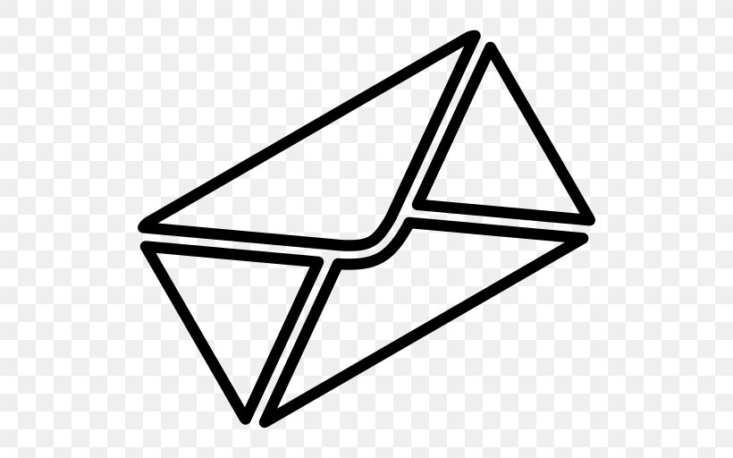 Email Symbol Envelope Button, PNG, 512x512px, Email, Area, Black, Black And White, Button Download Free