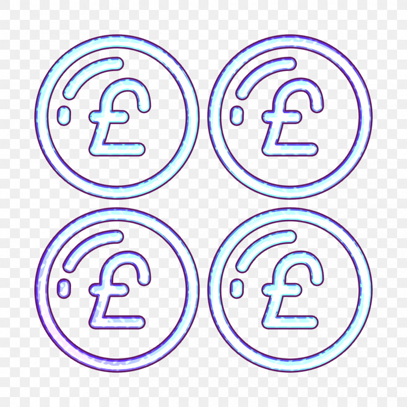 Money Funding Icon Coin Icon Pound Icon, PNG, 1244x1244px, Money Funding Icon, Circle, Coin Icon, Electric Blue, Line Download Free