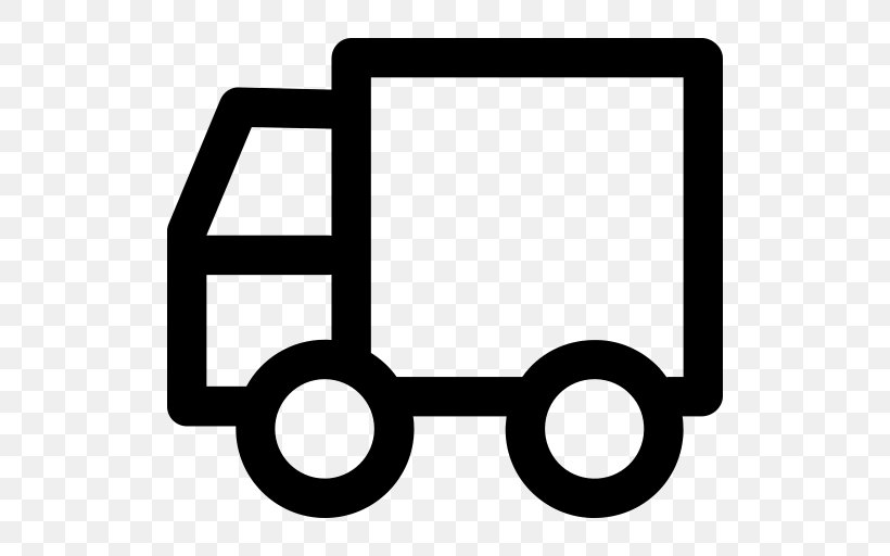 Delivery VAN, PNG, 512x512px, Symbol, Area, Black, Black And White, Brand Download Free
