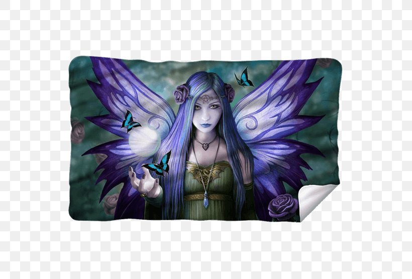 Fairy Polar Fleece Aura Blanket, PNG, 555x555px, Fairy, Accents Home, Anne Stokes, Aura, Blanket Download Free