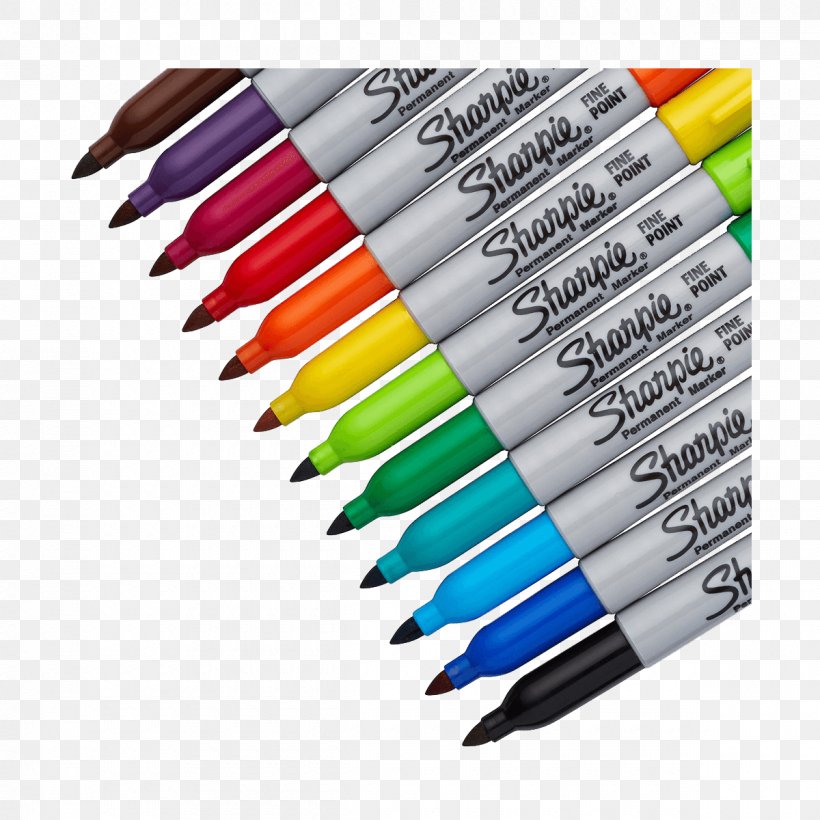 Paper Sharpie Fine Permanent Marker Marker Pen, PNG, 1200x1200px, Paper, Color, Drawing, Marker Pen, Office Supplies Download Free