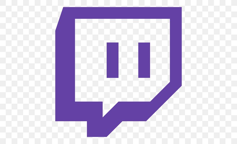 Twitch Streaming Media Logo, PNG, 500x500px, Twitch, Area, Brand, Broadcasting, Logo Download Free