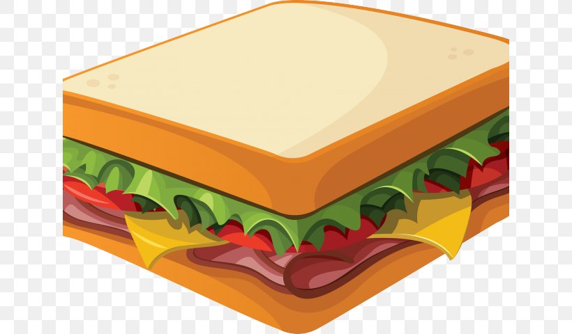 Tuna Fish Sandwich Clip Art Hamburger, PNG, 640x480px, Tuna Fish Sandwich, Box, Bread, Hamburger, Orange Download Free