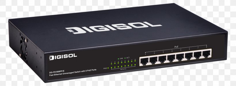 Wireless Router Gigabit Ethernet Network Switch TRENDnet TEG-S82g Computer Port, PNG, 2999x1093px, Wireless Router, Computer Hardware, Computer Port, Electronic Device, Electronics Download Free
