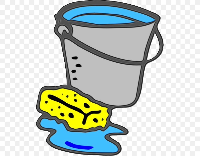 Bucket Cleaning Sponge Washing Cleaner, PNG, 523x640px, Watercolor, Bucket, Cleaner, Cleaning, Drinkware Download Free