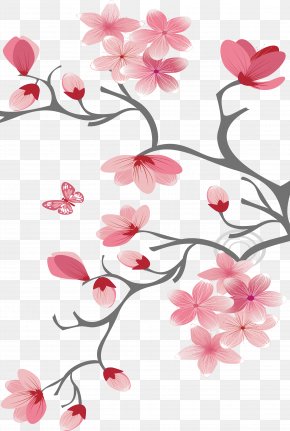Cherry Blossom Cerasus Computer File, PNG, 6855x5062px, Cherry Blossom,  Blossom, Branch, Cerasus, Floral Design Download Free