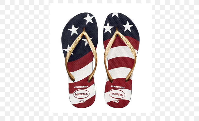 Flip-flops United States Sandal Havaianas Shoe, PNG, 500x500px, Flipflops, Brand, Flag, Flag Of The United States, Flip Flops Download Free