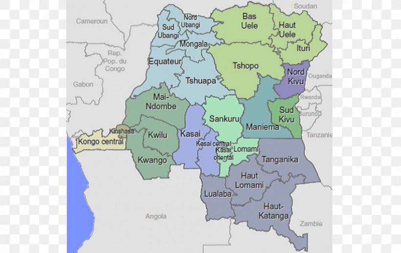 Provinces Of The Democratic Republic Of The Congo Province Of Équateur Sankuru Ituri Province, PNG, 848x536px, Congo, Africa, Area, Atlas, Congo River Download Free