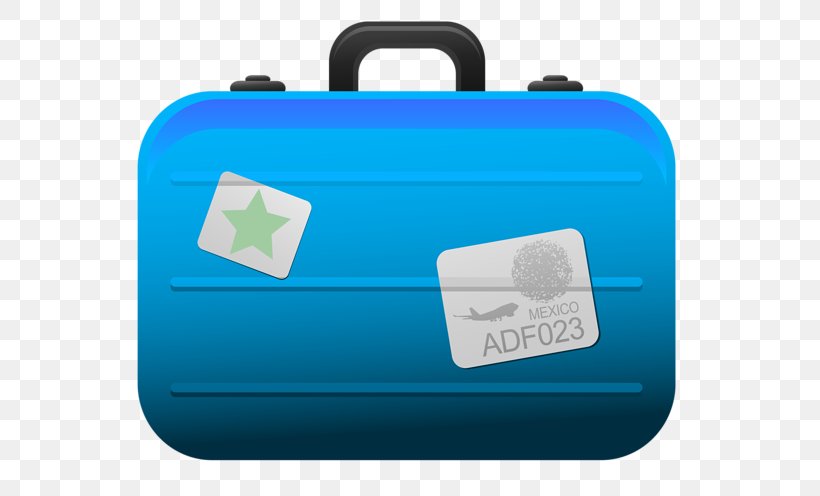 Suitcase Baggage Clip Art, PNG, 600x496px, Suitcase, Bag, Baggage, Blue, Brand Download Free
